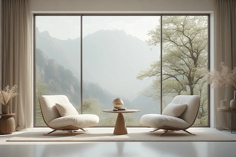 Symbolic graphic: dreamlike scene – a room full of possibilities